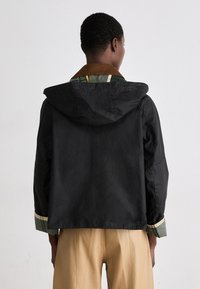 Barbour ERMA WAX JACKET - Jas - black/ancient tartan