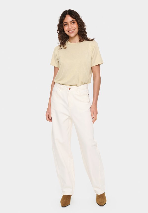 HAGA REGULAR  - Basic T-shirt - vanilla custard2