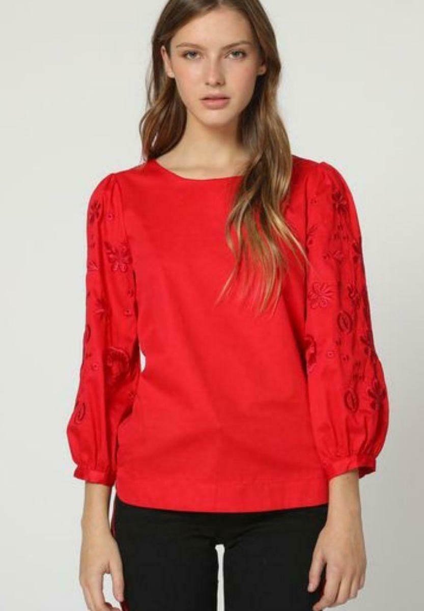 blusas para mujer rojas