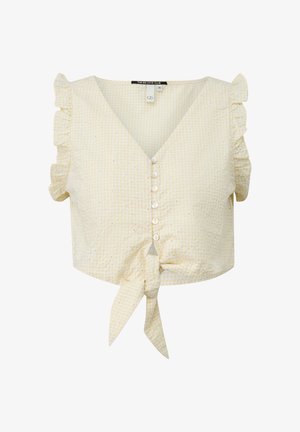 QS, BLUSE - Bluse - helles zitrone