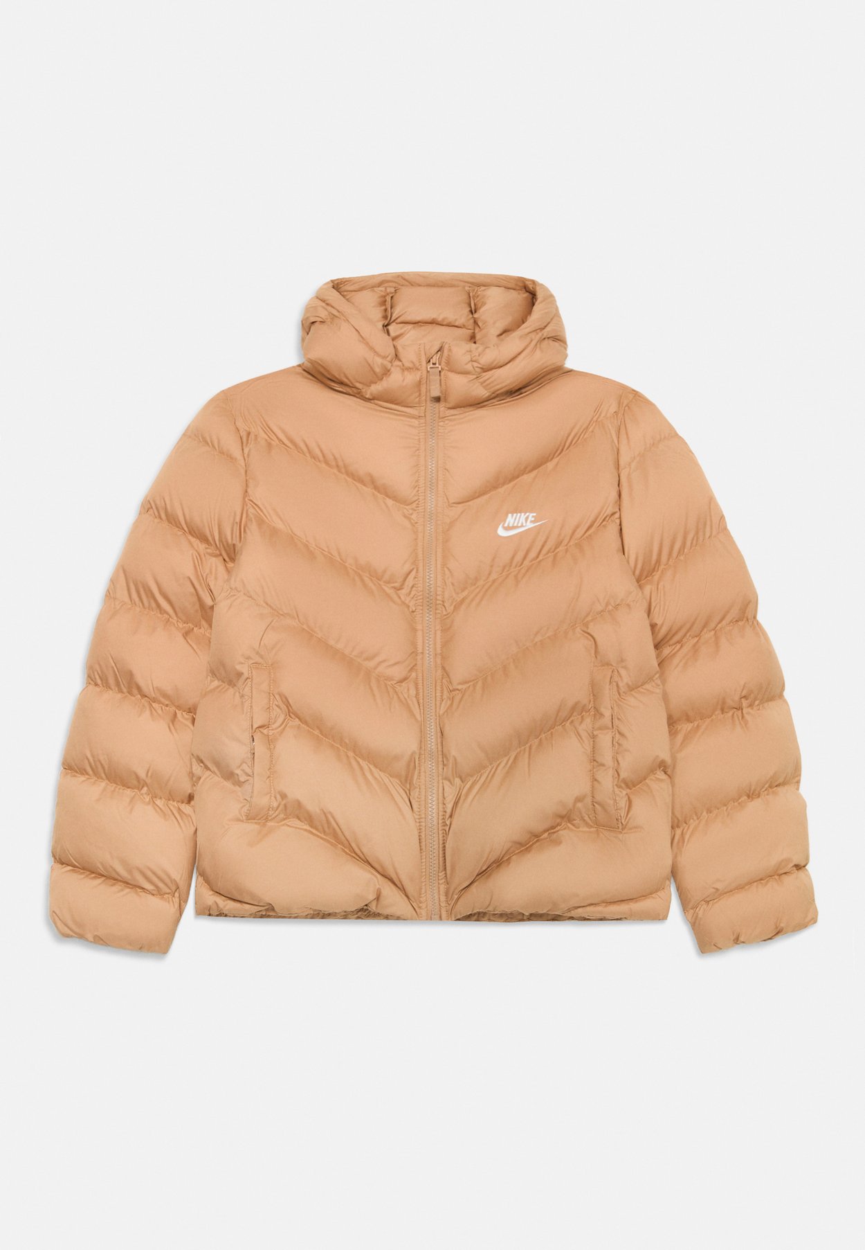 Nike PUFFER UNISEX - Down jacket - hemp/white
