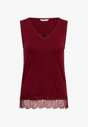 Cream, CRALVAIA JERSEY - Top - cabernet