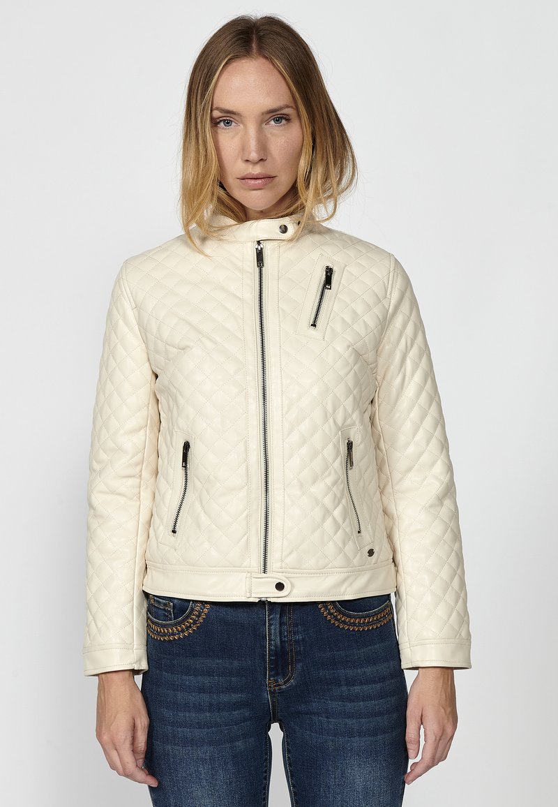 Koroshi Műbőr dzseki - crudo   off white