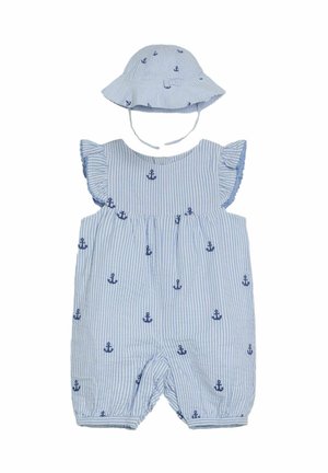 REGULAR FIT NAUTICAL EMBROIDERED SET 2 PIECE - Jumpsuit - blue stripe