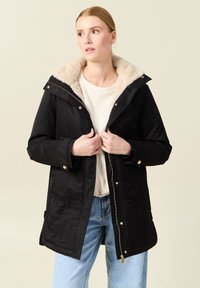 BONOBO Jeans GERADER MIT KAPUZE - Talvitakki - noir