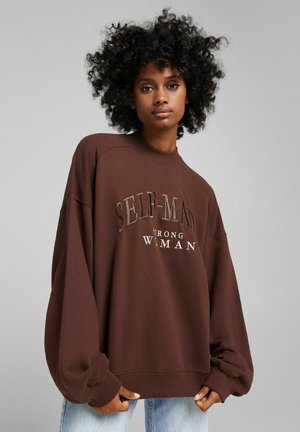 OVERSIZE - Bluza - brown