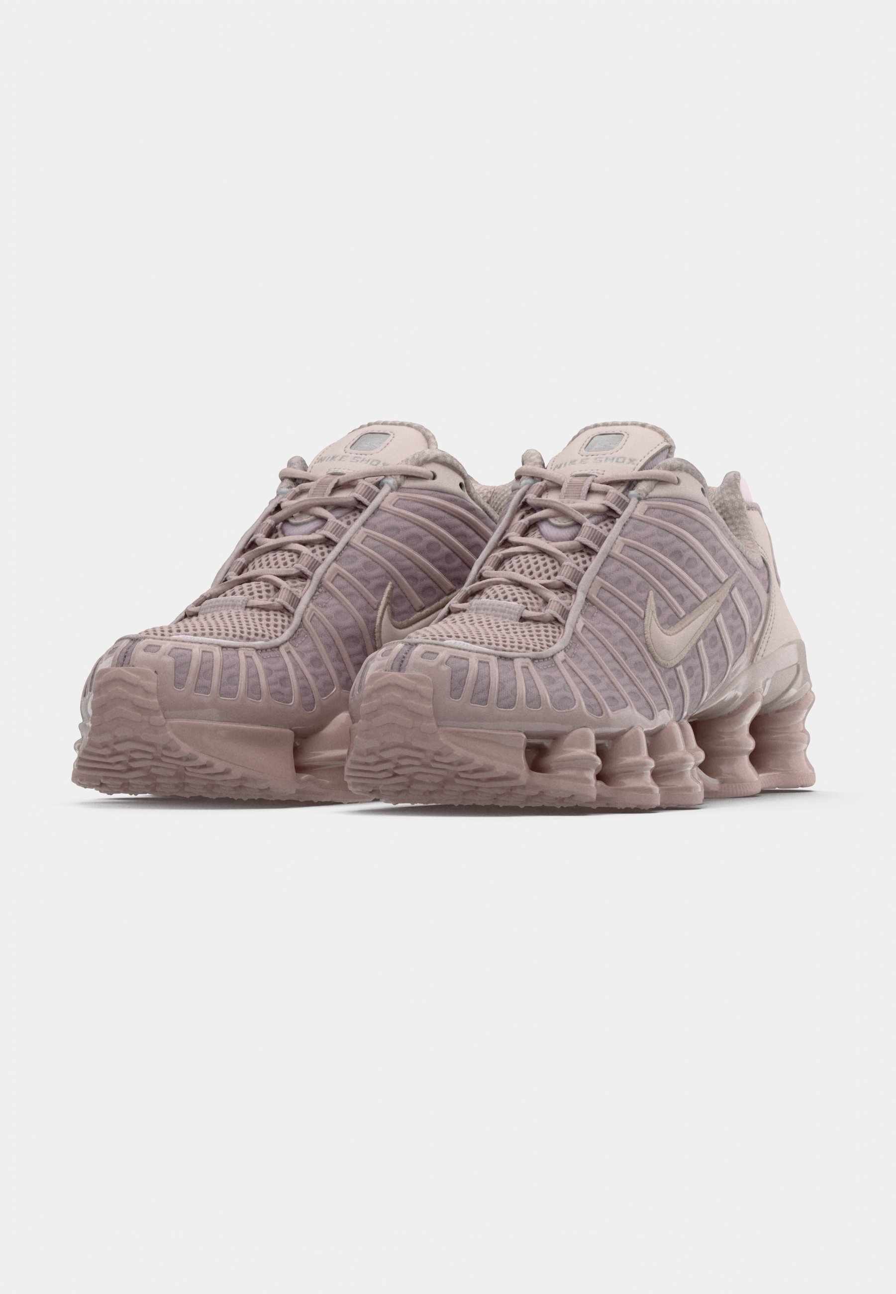 Nike Sportswear SHOX TL - Sneakers low - particle rose/metallic