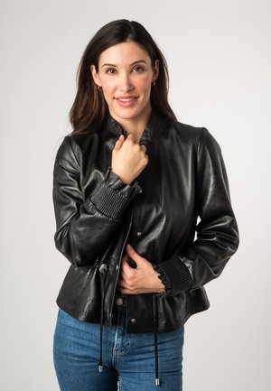 Veste en cuir - black