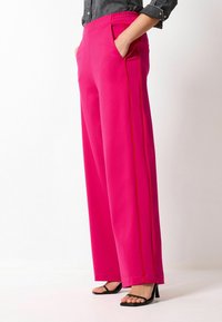 Next WIDE LEG SIDE STRIPE  - Tygbyxor - pink