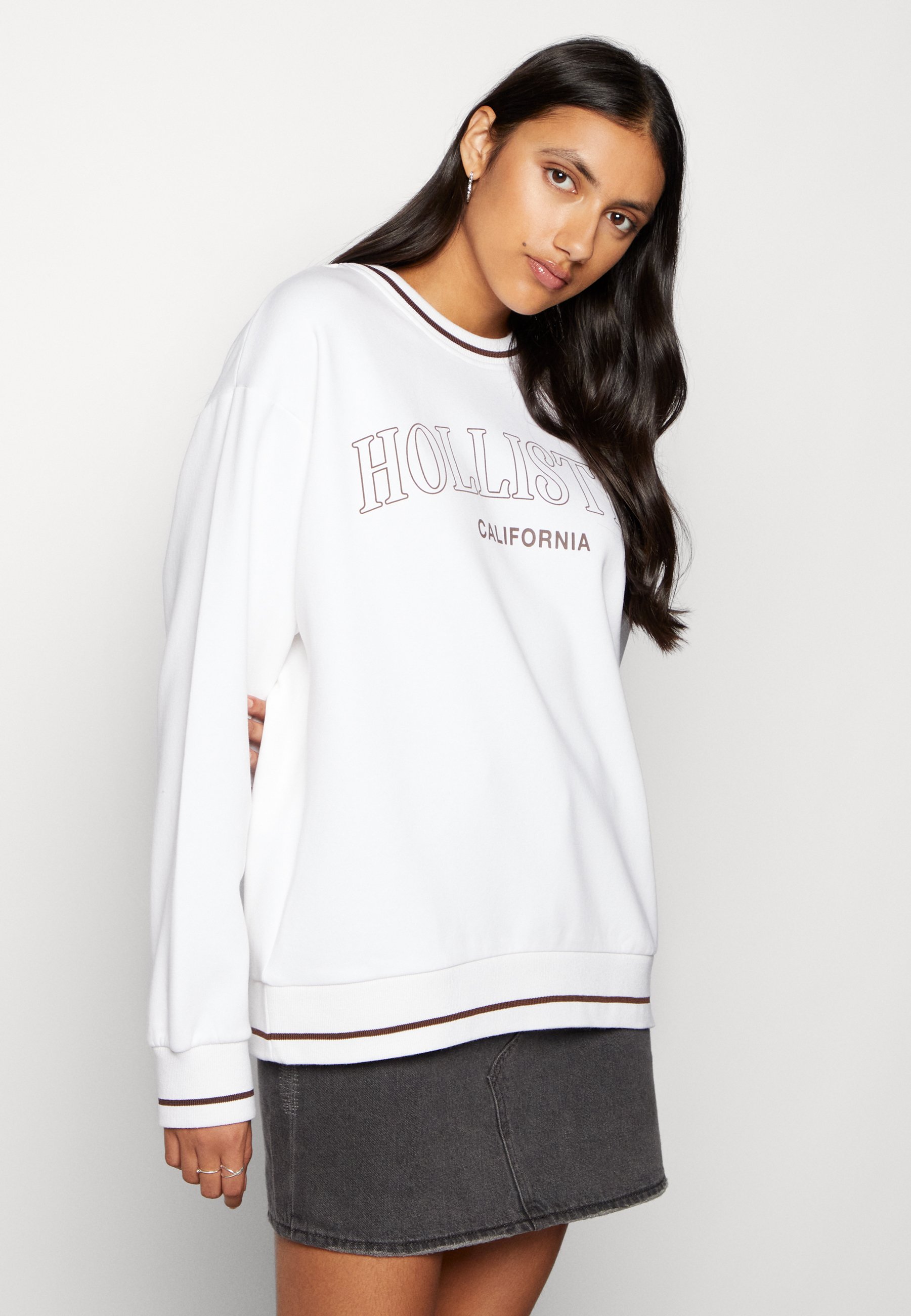 OVERSIZED CREW - Sweatshirt - white 
