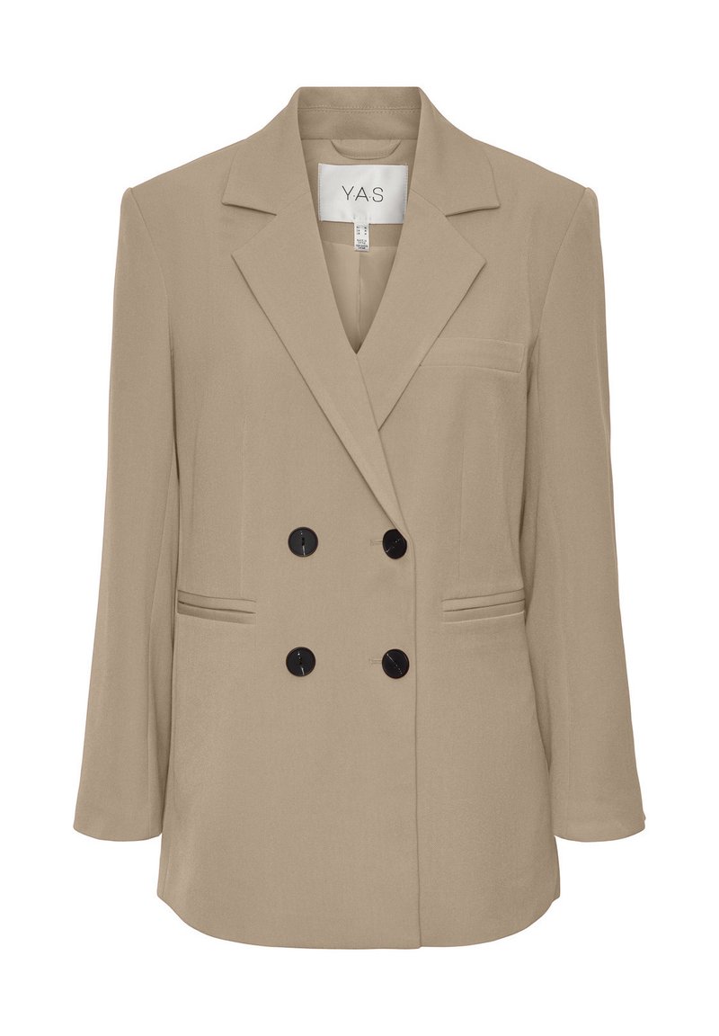 YAS Halflange jas beige YAS Halflange jas beige