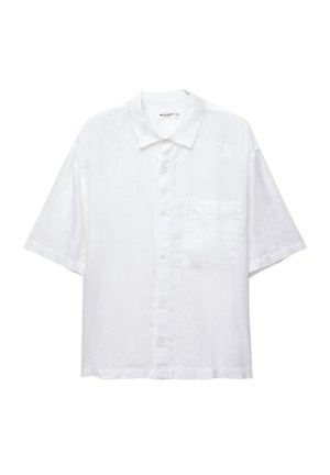 PULL&BEAR LINEN BLEND - Shirt - sand