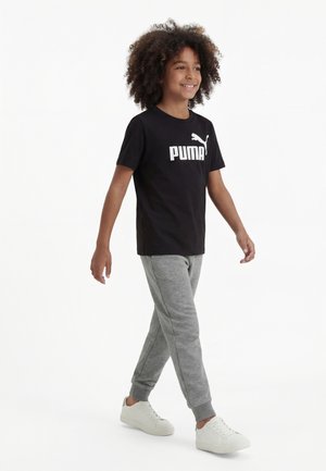 Puma LOGO TEE UNISEX - Tričko s potlačou - black