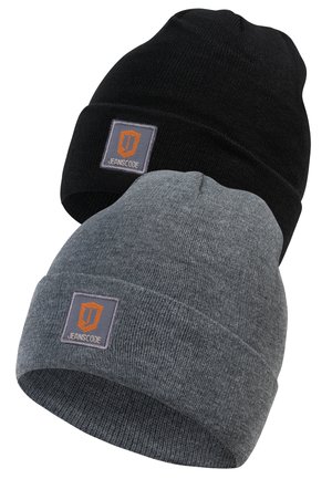 2 PACK  VULCANO - Beanie - lt grey mix black