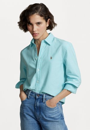 CLASSIC FIT COTTON OXFORD SHIRT - Hemdbluse - acadia blue