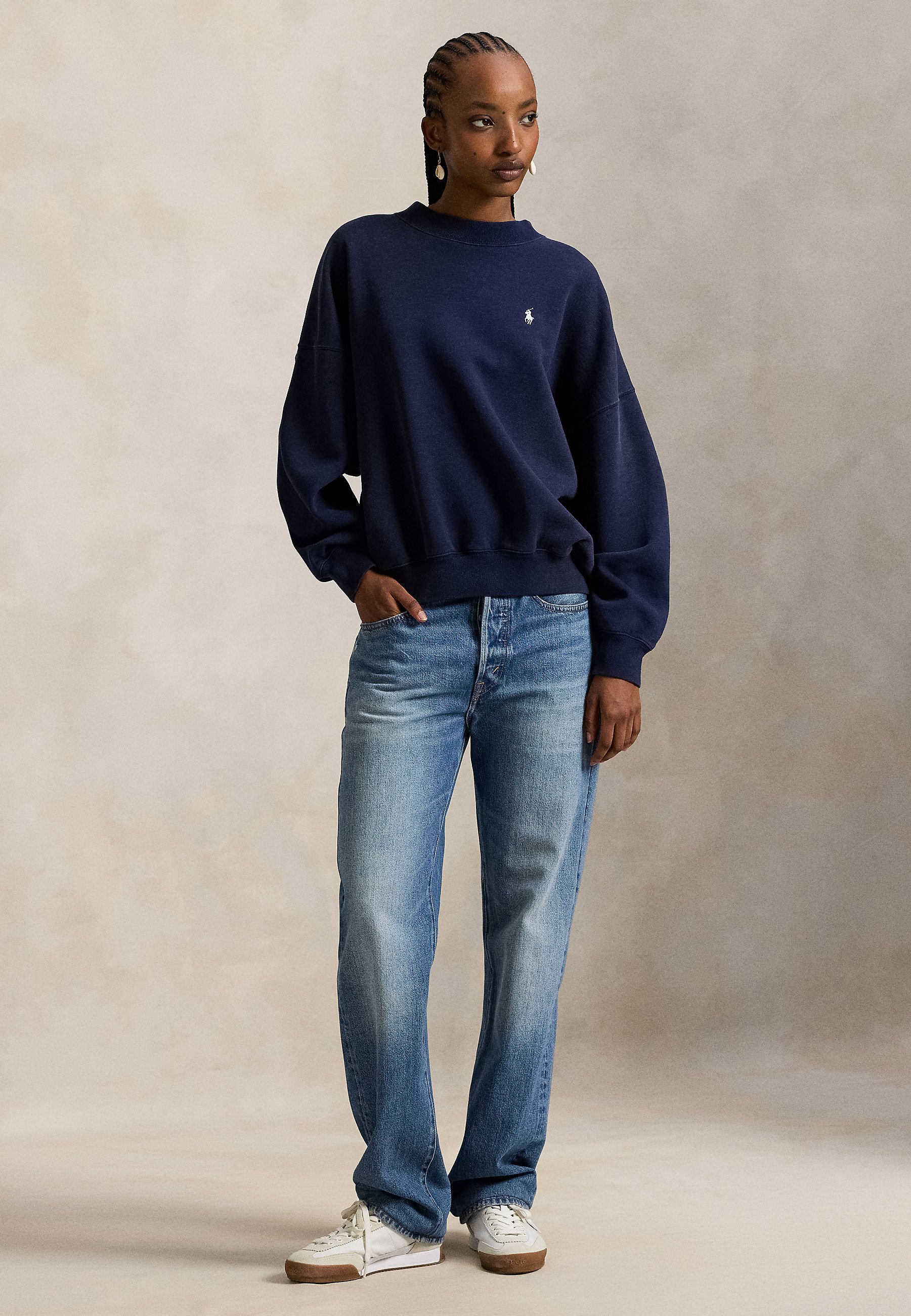 Polo Ralph Lauren OVERSIZE BACK LOGO - Sweatshirt - newport navy