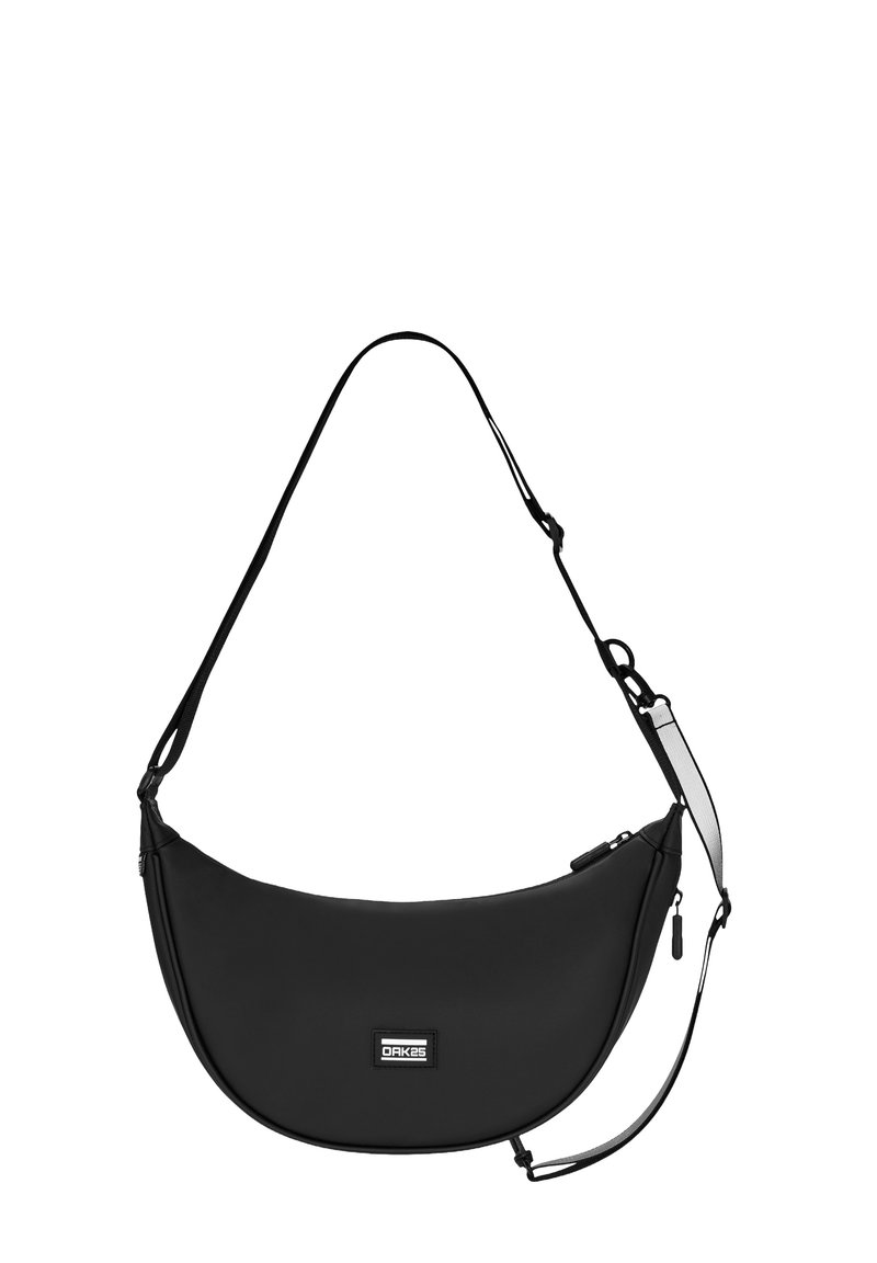 OAK25 Crossbody tas voor dames en heren - Every Day Half Moon Bag - Crossbody tas in halve maan stijl - reflecterende heuptas voor fiets - waterafstotend, Zand
