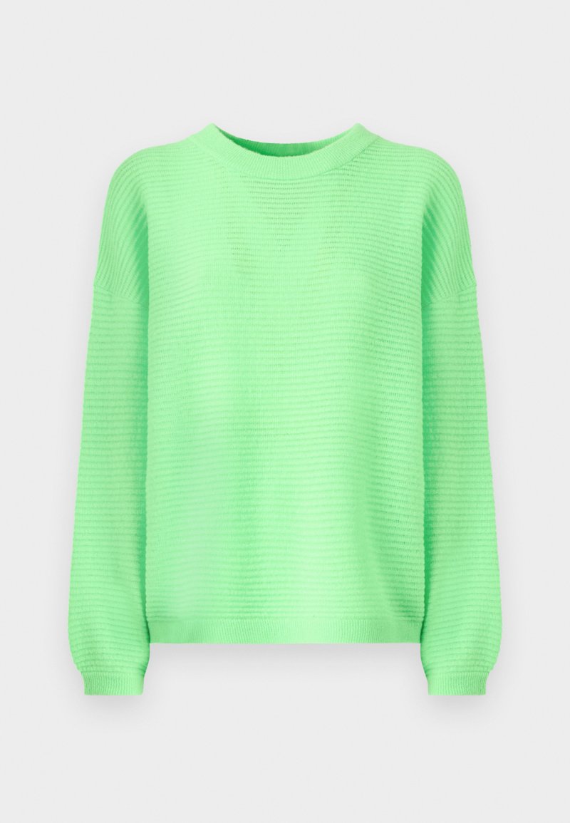 JUSTFASHIONNOW Maglietta Donna Maniche Lunghe Con Stampa Floreale – Girocollo, Morbida, Taglia M Verde