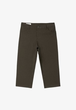 Stradivarius, SMART CAPRIS - Short - dark brown