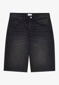 UNISEX - Jeansshorts - black denim