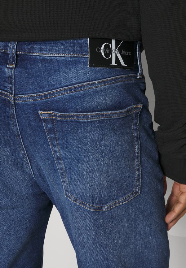 SLIM TAPER - Slim fit jeans - denim dark2