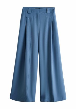 Next, REGULAR FIT - WIDE LEG TROUSERS . - Stoffhose - blue