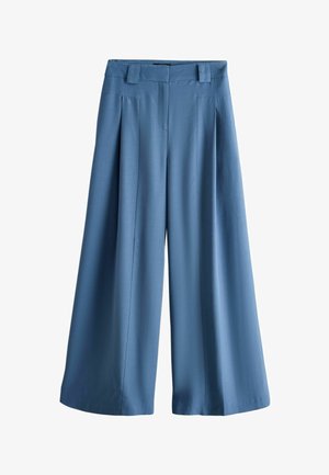 Next, REGULAR FIT - WIDE LEG TROUSERS . - Housut - blue
