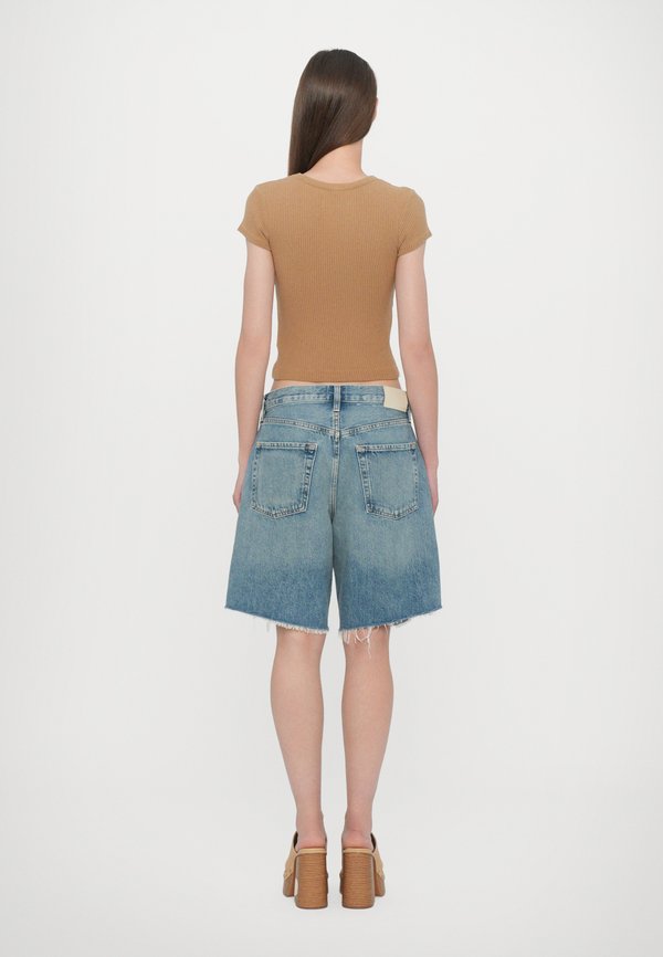 AYLA SHORT - Denim shorts - babylonia indigo3