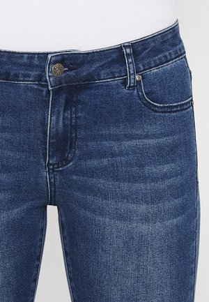 Koroshi PIRATE - Denim shorts - azul osc   dark blue