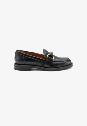 Frau Shoes LOAFERS WITH CLASP DETAIL - Instappers - black