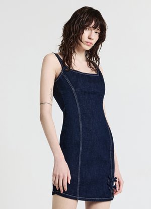 Vestito di jeans - blu denim scuro