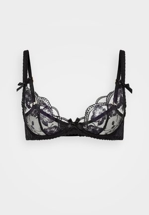 WINNETTE BRA - Podprsenka bez kostíc - black/blue