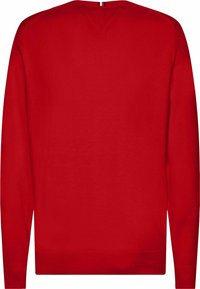 Tommy Hilfiger PIMA V NECK - Trui - rot