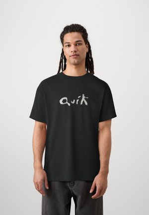QUIK LIQUID UNISEX - Print T-shirt - black