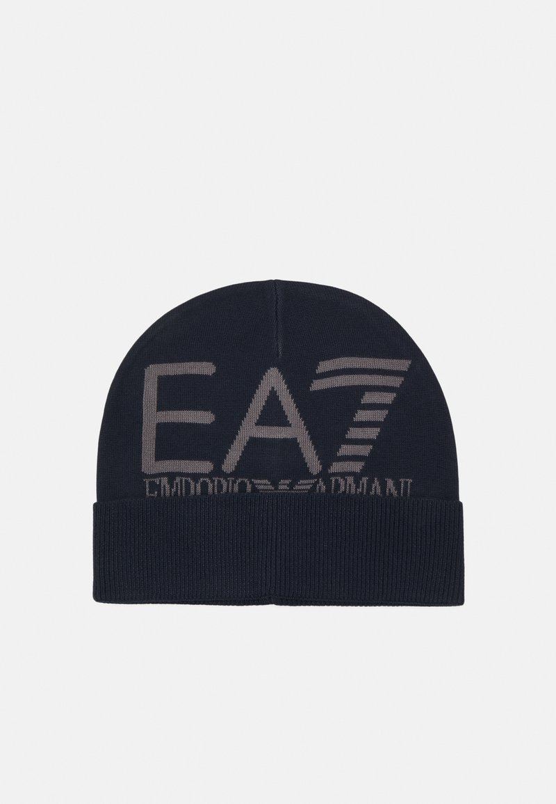 EA7 Emporio Armani MOUNTAIN VISIBILITY BEANIE UNISEX - Kootud müts - blue/volcanic
