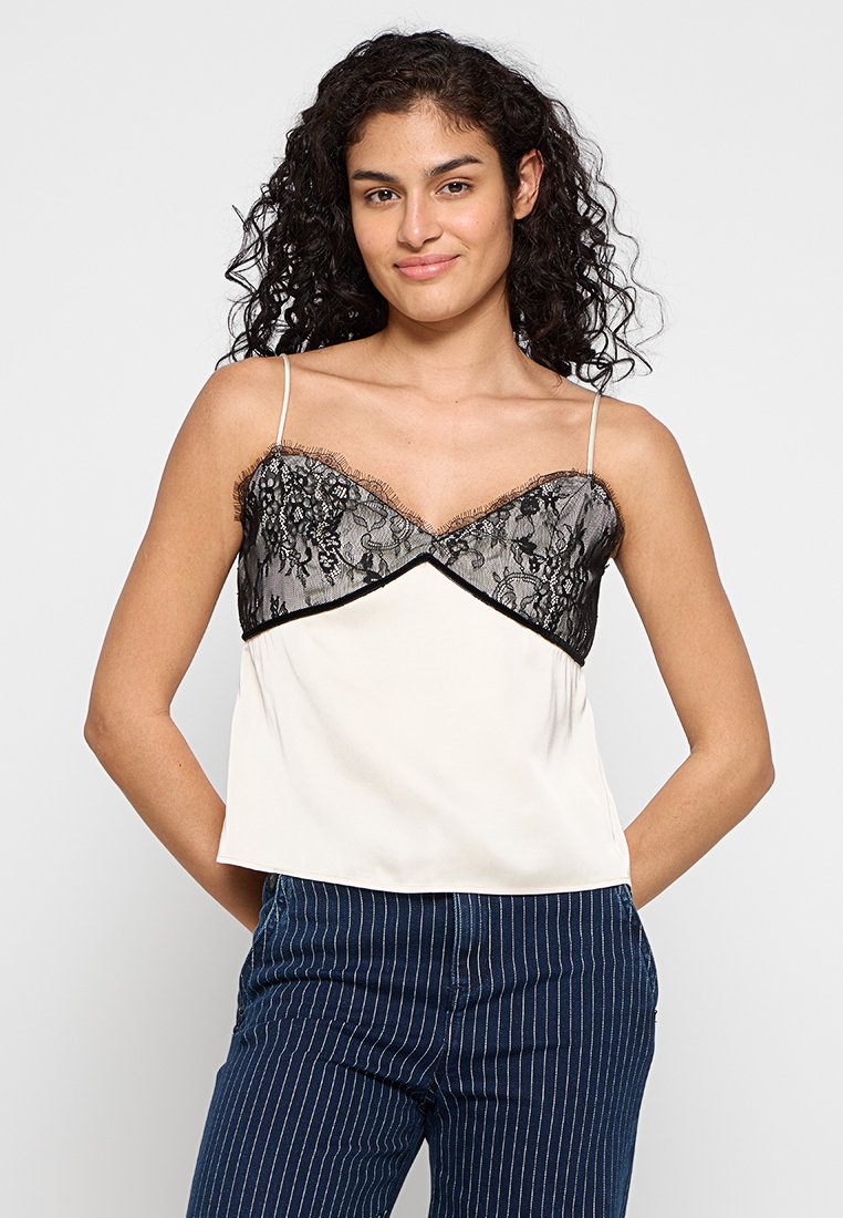 Abercrombie & Fitch Top crème