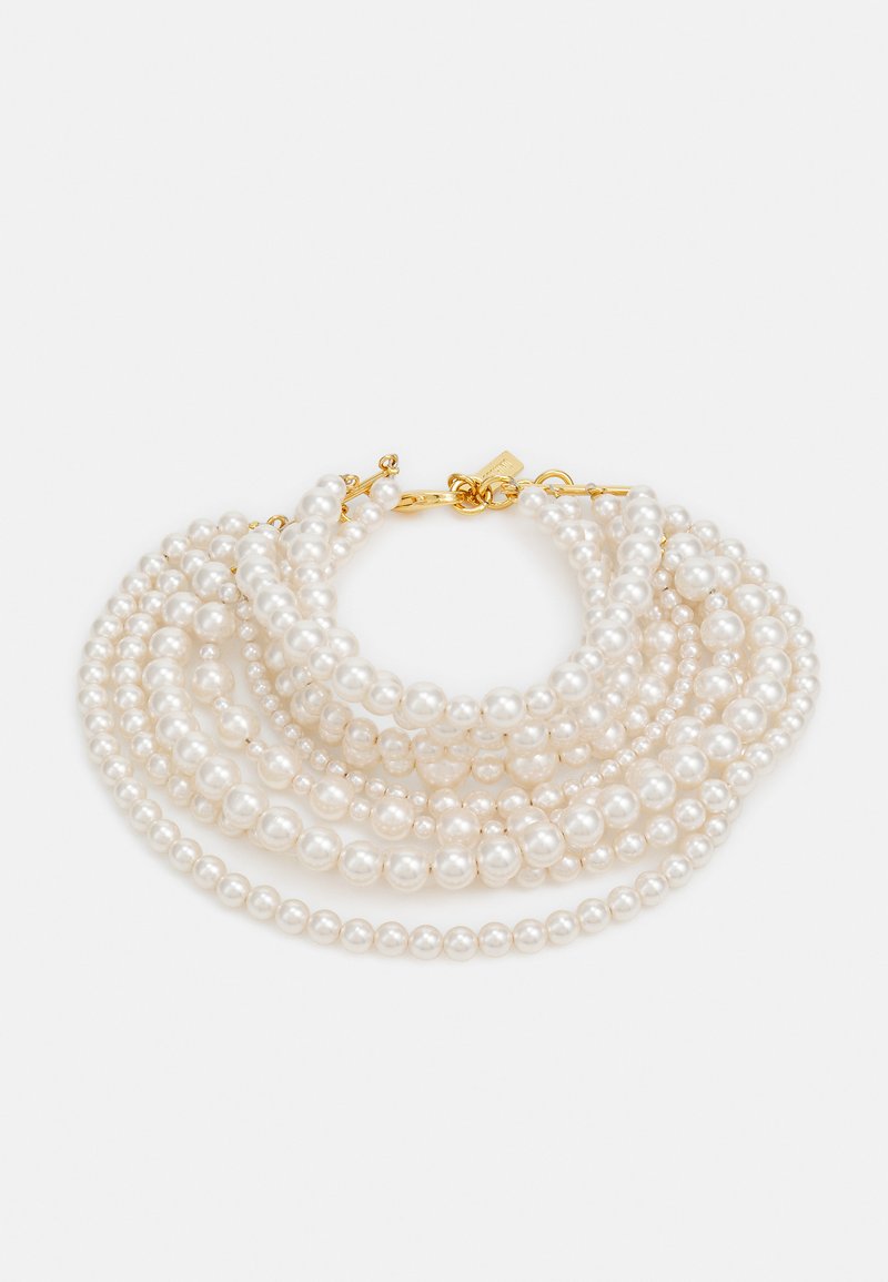 MOSCHINO CLOUD WITH HANDLE AND PADLOCK ANKLE BAND - Ankelkæder - fantasy ivory