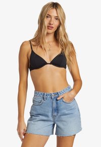 RILEY WALK - Farkkushortsit - faded indigo fray