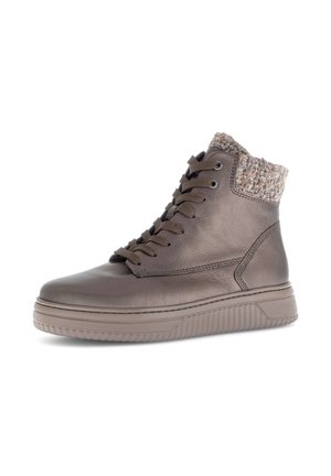 COMFORT SNEAKER - Sneakers hoog - smog mohair micro