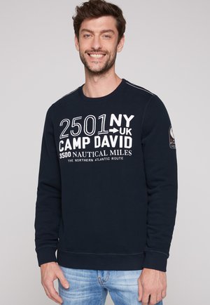 Camp David MIT LOGO ARTWORK - Sudadera - blue navy