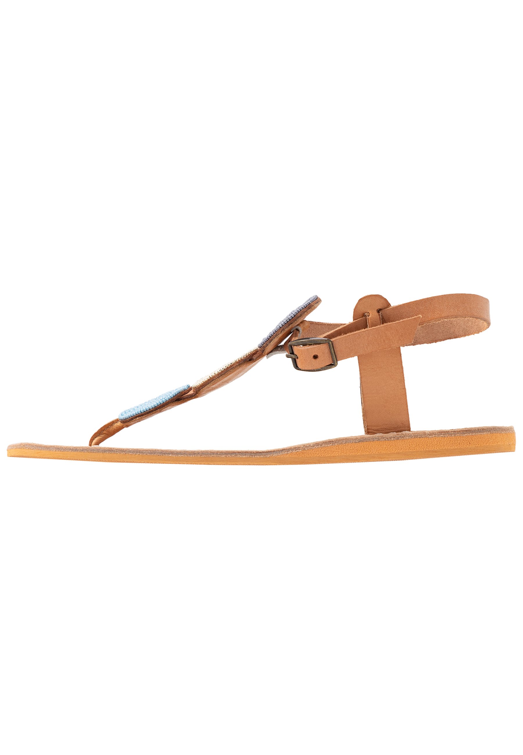 laidbacklondon SIMBA FLAT - Flip Flops - light brown laidbacklondon SIMBA FLAT - Flip Flops - light brown