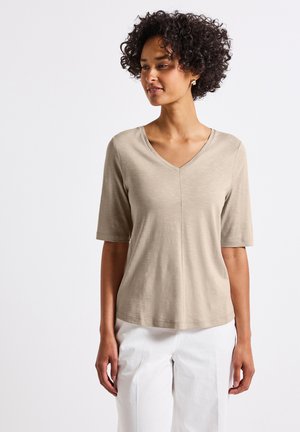 Street One Basic T-shirt - beige