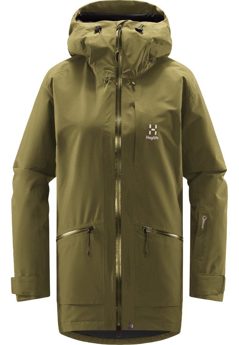 Haglöfs Regenjas donkergroen gemêleerd Haglöfs Regenjas donkergroen gemêleerd