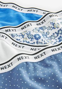 Next MONO PRINT RICH LOGO KNICKERS FOUR PACK - Tange - blue ditsy print