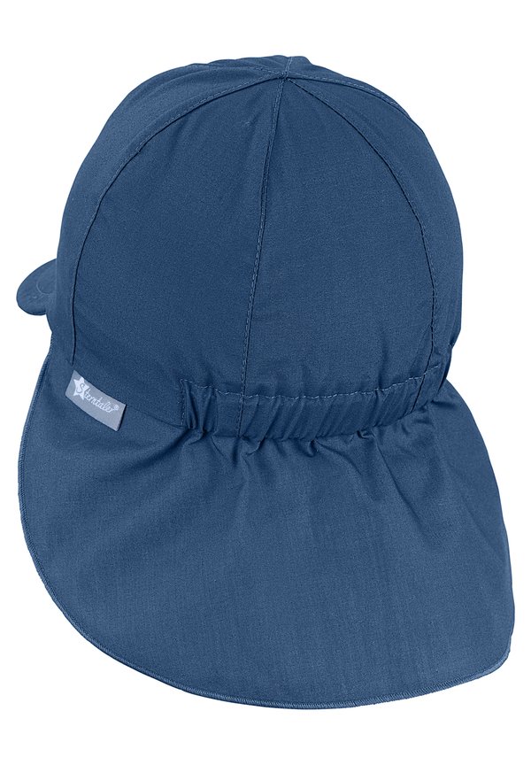 UNISEX  M NACKENSCHUTZ – Cap – dunkelblau meliert