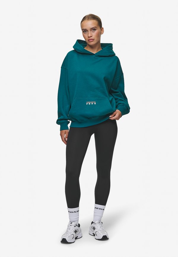 NISA HOODIE - Sweatshirt - washed urban turquoise4