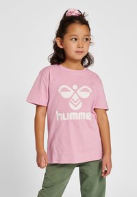 Hummel TRES  S/S - T-shirts print - zephyr