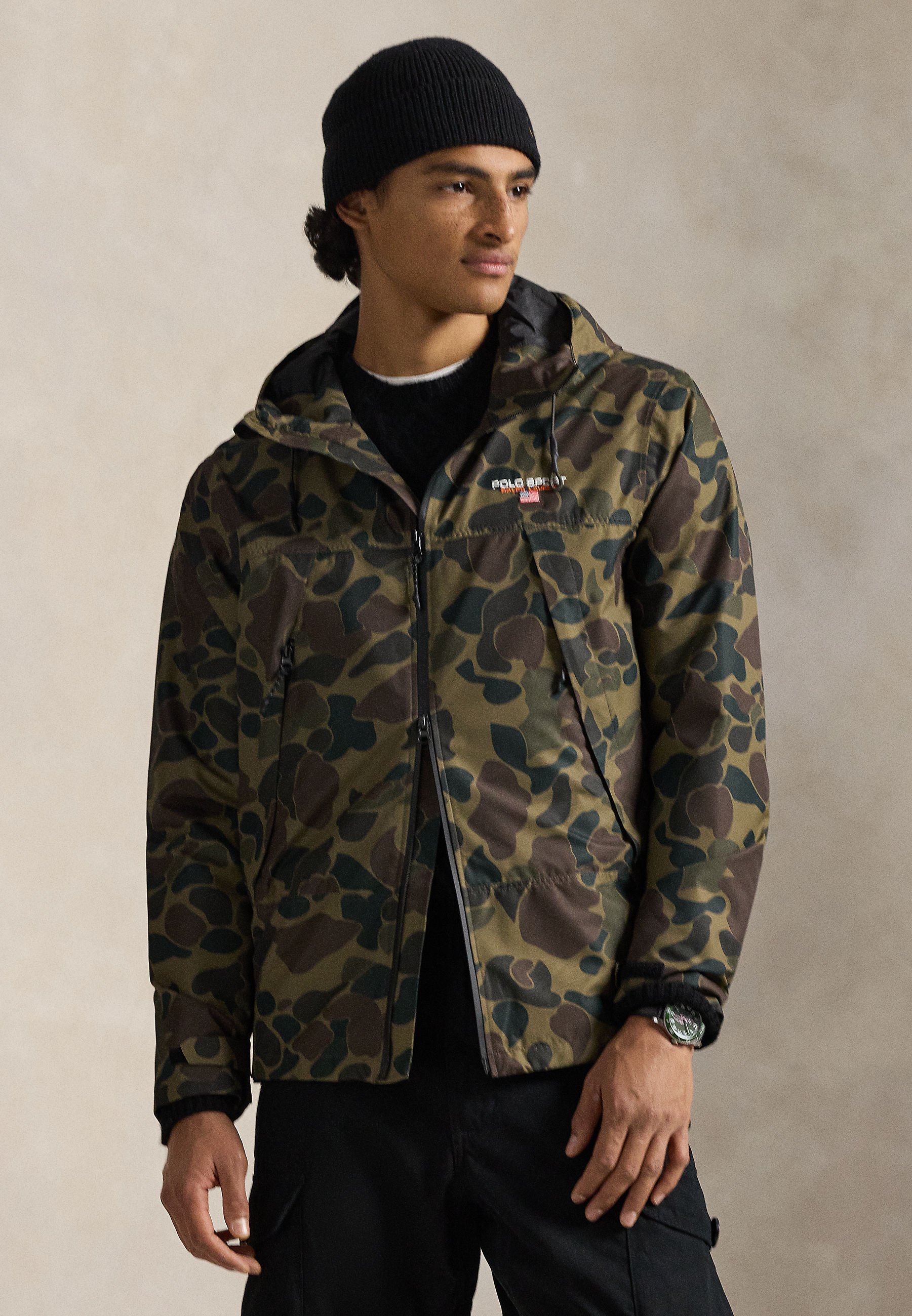 Polo Ralph Lauren POLO SPORT CAMO HOODED JACKET UNISEX - Light
