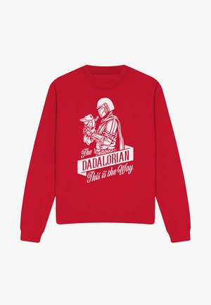 Star Wars, STAR WARS FATHER'S DAY THE DADALORIAN MANDALORIAN - Sweatshirt - red