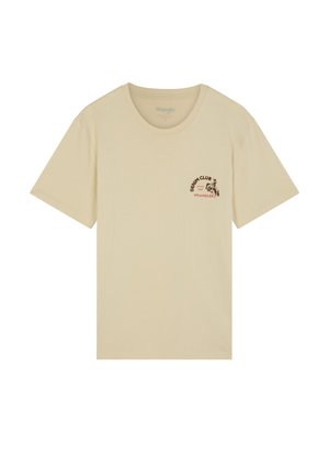 Wrangler, SMALL GRAPHIC TEE - Basic T-shirt - almond milk